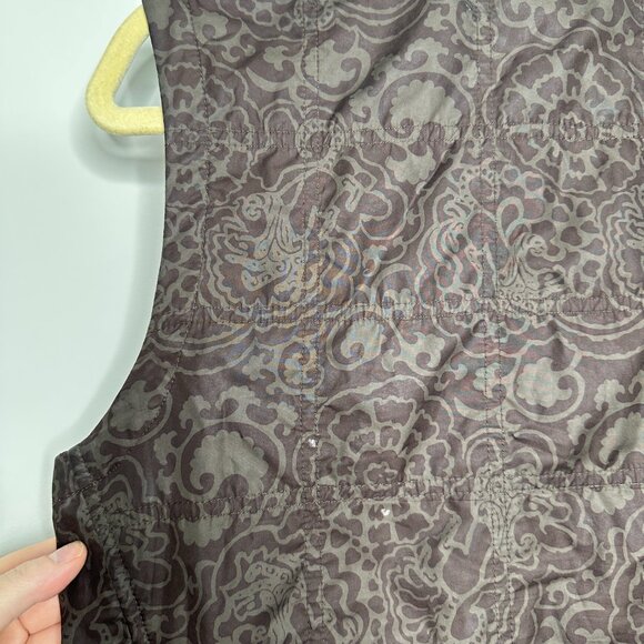 Patagonia Water Girl Brown Makka Full Zip Vest Women's Medium - Picture 5 of 5